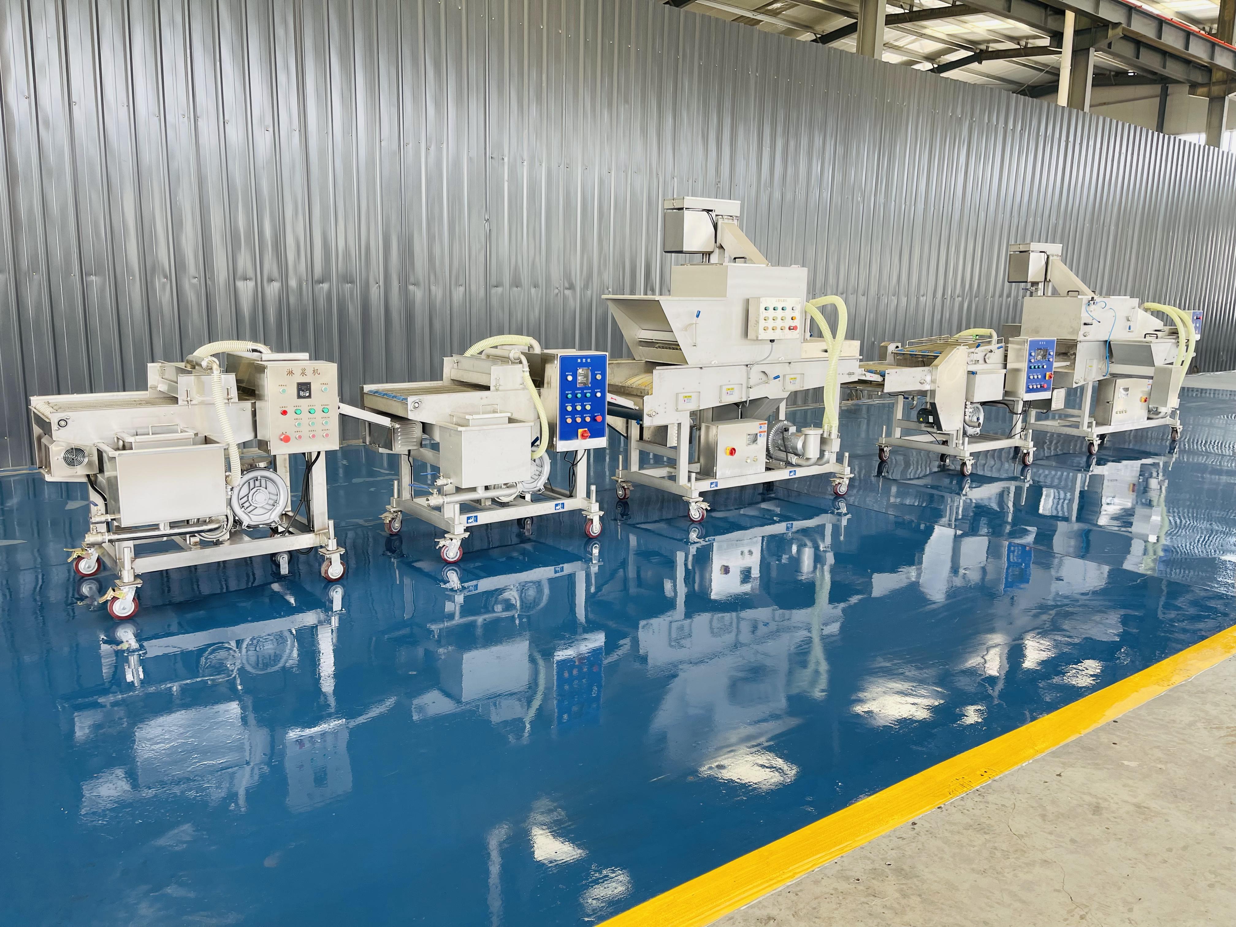 battering and breading machine 